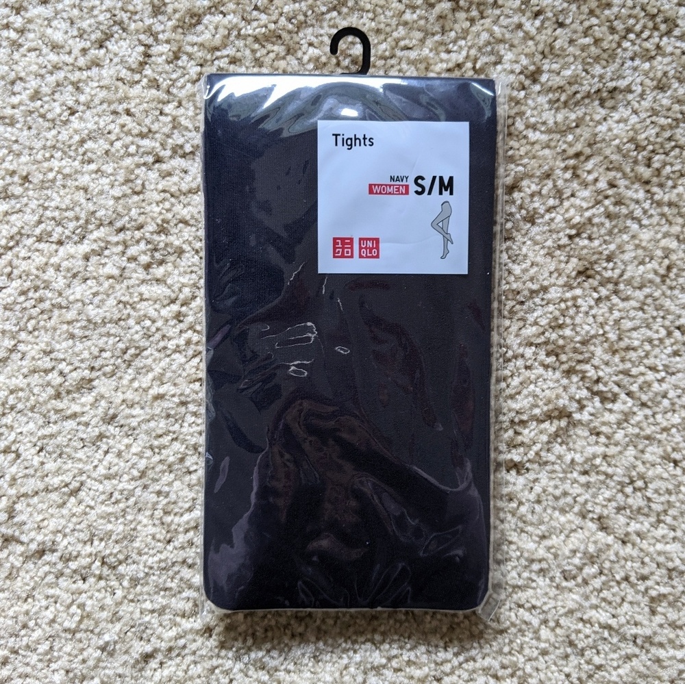 NWT Uniqlo Navy Blue Tights